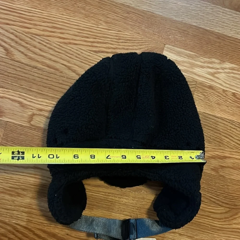 Free People Ascend Fleece Trapper Hat In Black NWT